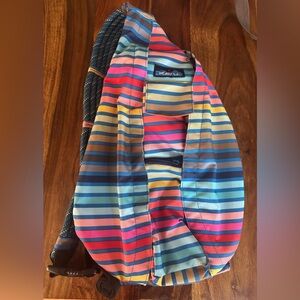 Kavu Multicolor Striped Sling Bag